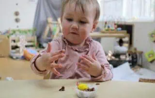 Snack time at Monkey Puzzle Bedford Snack time at Monkey Puzzle Bedford